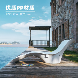 Outdoor Pool Hotel Club Beach Balcony Atmospheric Lying Bed Water World Folding Plastic Homestay Indoor Water Park