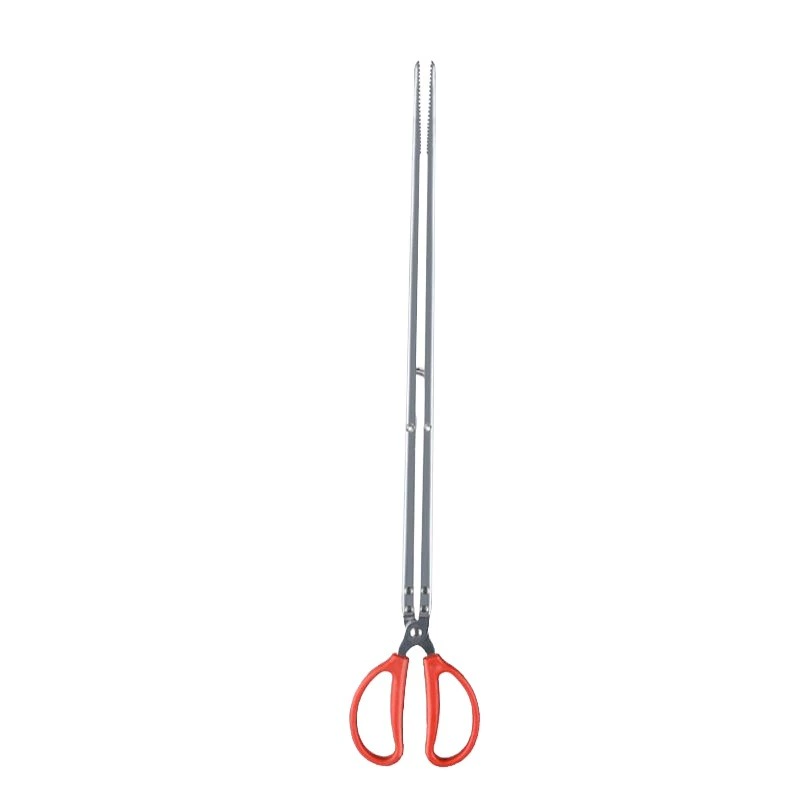Pick up garbage clip fire tongs sanitary clip stainless steel eel clip pickup carbon clip to catch sea lengthening anti-slip