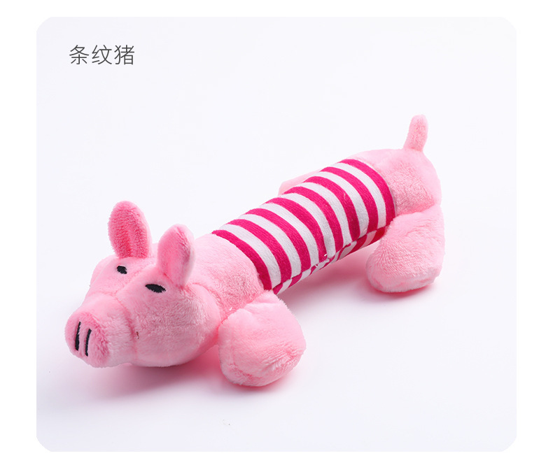 Pink striped pig