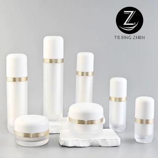 修复套装瓶子定制新款高档亚克力水乳膏霜喷雾瓶套装护肤品包材
