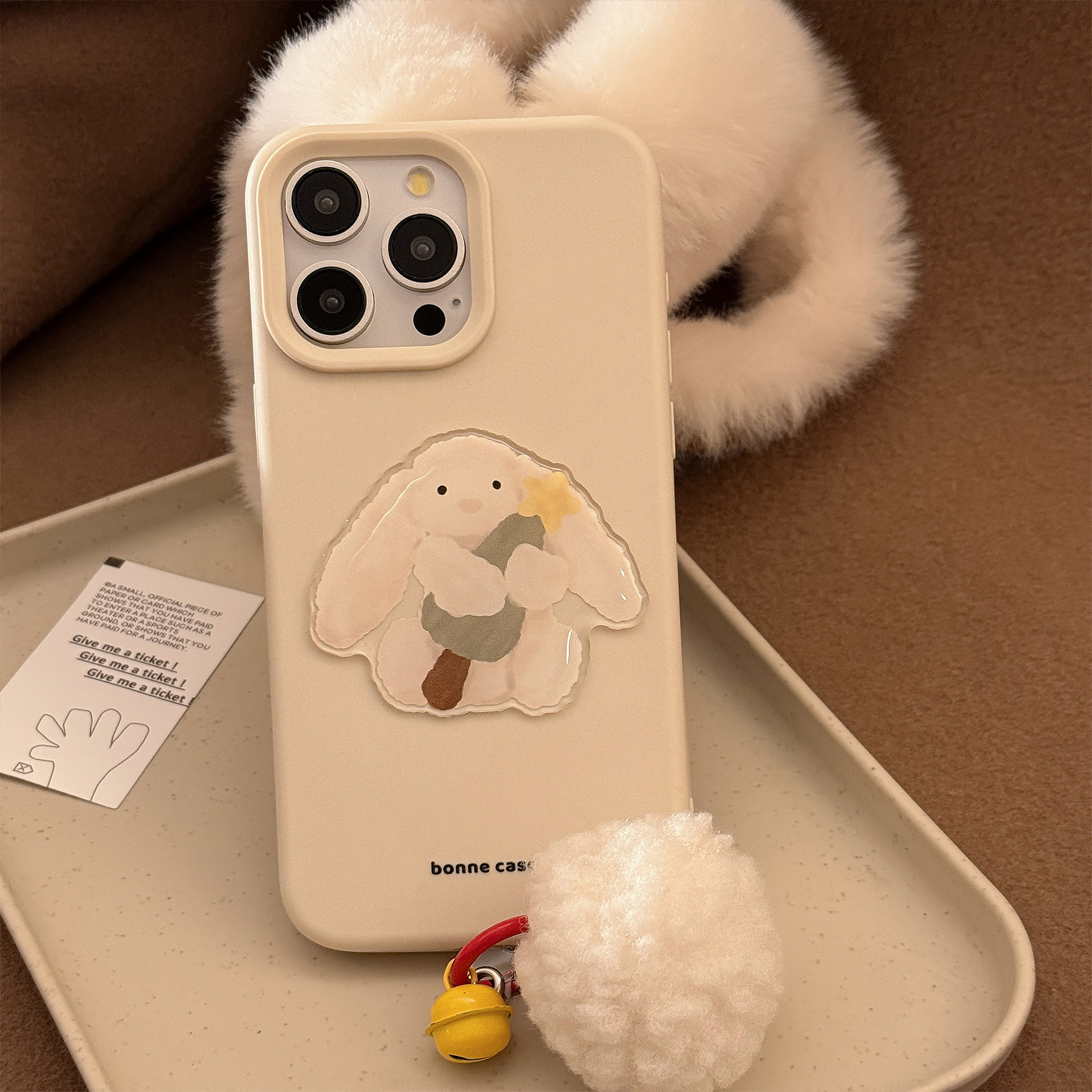 Protective Phone Case For IPhone 17 16 15 14 13 12 11 Pro Promax Plusins Christmas Tree Rabbit, Phone Case Apple, 3D_voghion.com