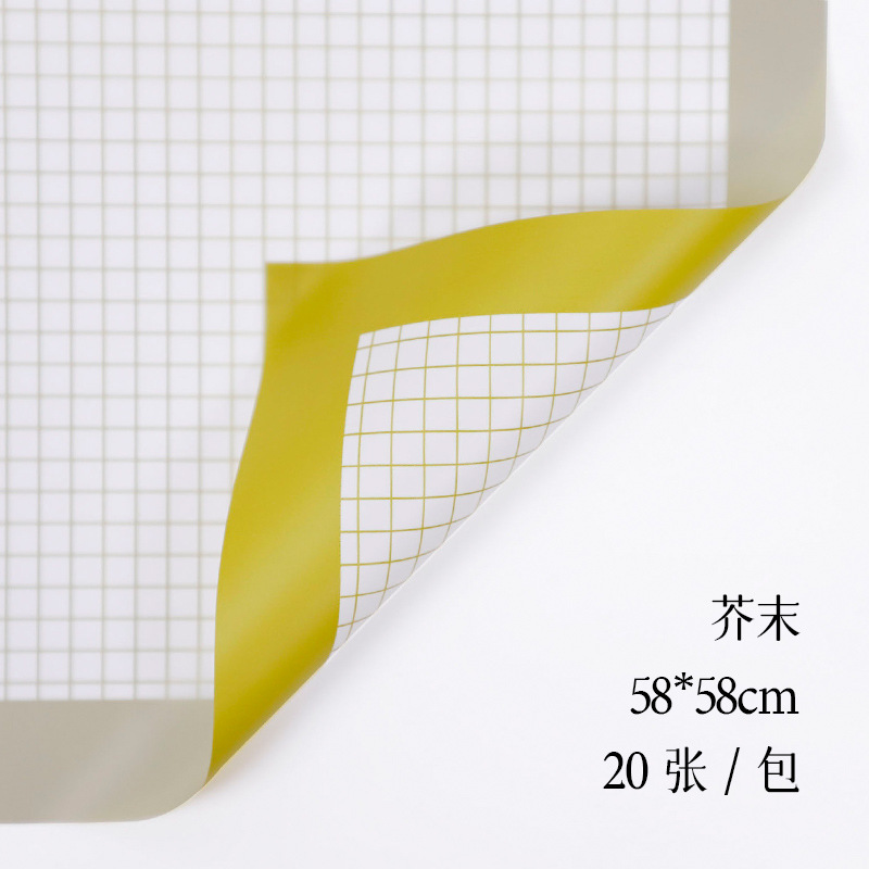 Flores de fábrica de fiesta al por mayor nuevo marco de red flor de papel de envoltura impermeable papel de niebla florista ramo de papel de envoltura flor