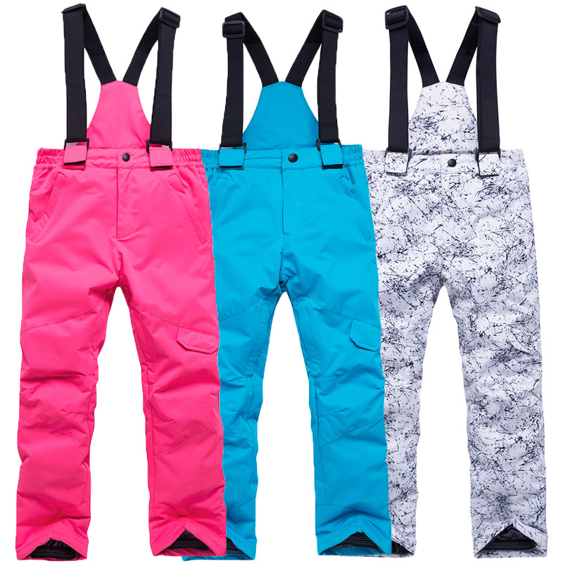 Children's Ski Pants for Boys and Girls, Quilted Windproof and Waterproof Cotton Pants, Autumn and Winter Thickeneded and Warm Girls' Ski Pants for Older Kidsren Children's Ski Pants for Boys and Girls, Quilted Windproof and Waterproof Cotton Pants, Autumn and Winter Thickeneded and Warm Girls' Ski Pants for Older Kidsren