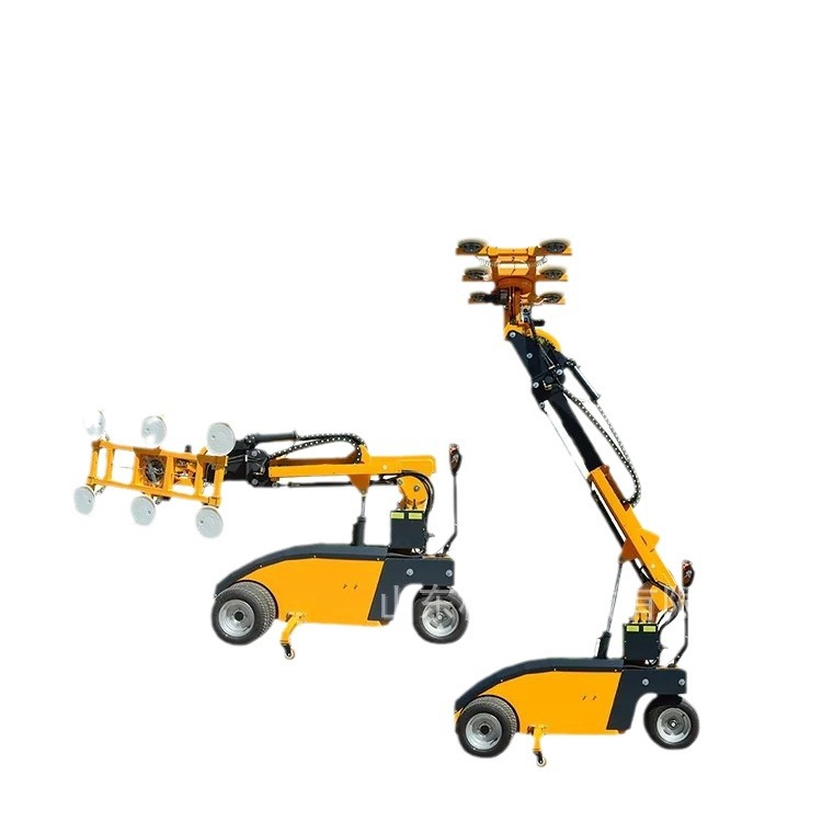Vehículo de montaje de vidrio con ventosa eléctrica Vehículo de ventosa eléctrica de vidrio de pared cortina ventosa de montaje de vidrio y transporte