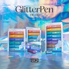 荧光笔套装彩色斜头记号笔单头多色手账笔重点标记画笔金属笔批发