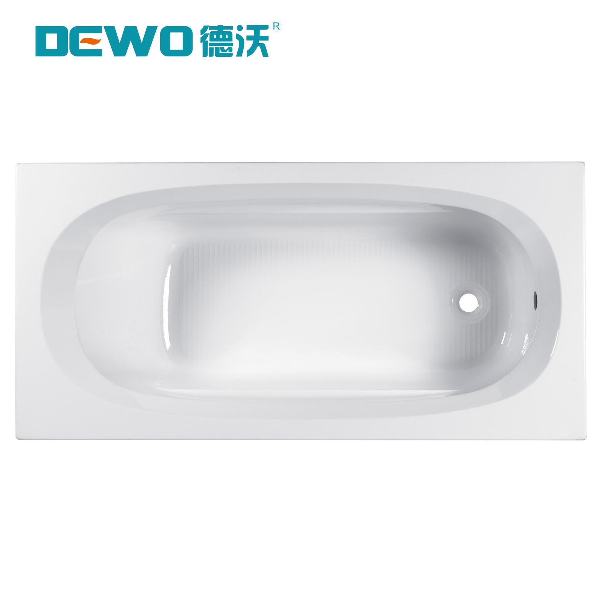 Devo Bathroom Factory Design Home Hotel Acrylic Embedded Modern Independent Adult Bathtub