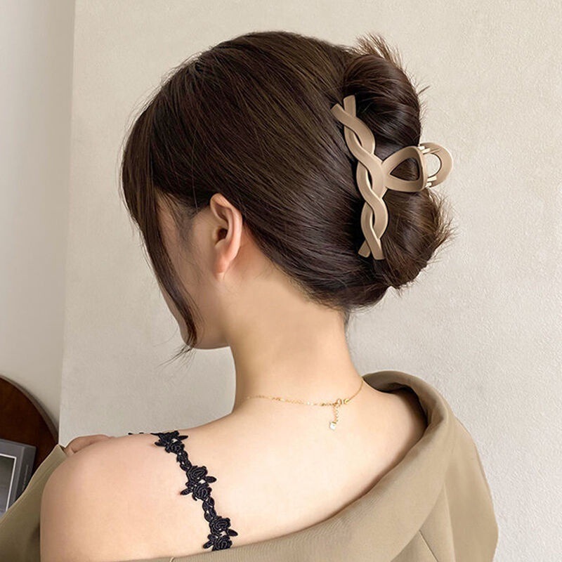女性用ヘアピン、高級感のある韓国東大門と同じスタイルのヘアピン、後頭部のシャーククリップ、女性用ヘアアクセサリー|undefined