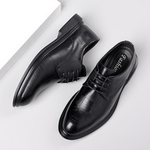 代发男士皮鞋正装商务秋冬季增高真皮结婚新郎鞋男鞋休闲外贸跨境