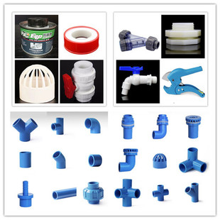 PVC�{ɫ�oˮ�ܽ��^��� ֱ�ӏ��^��ͨ������yˮ���~��50ˮ�ܽ��^