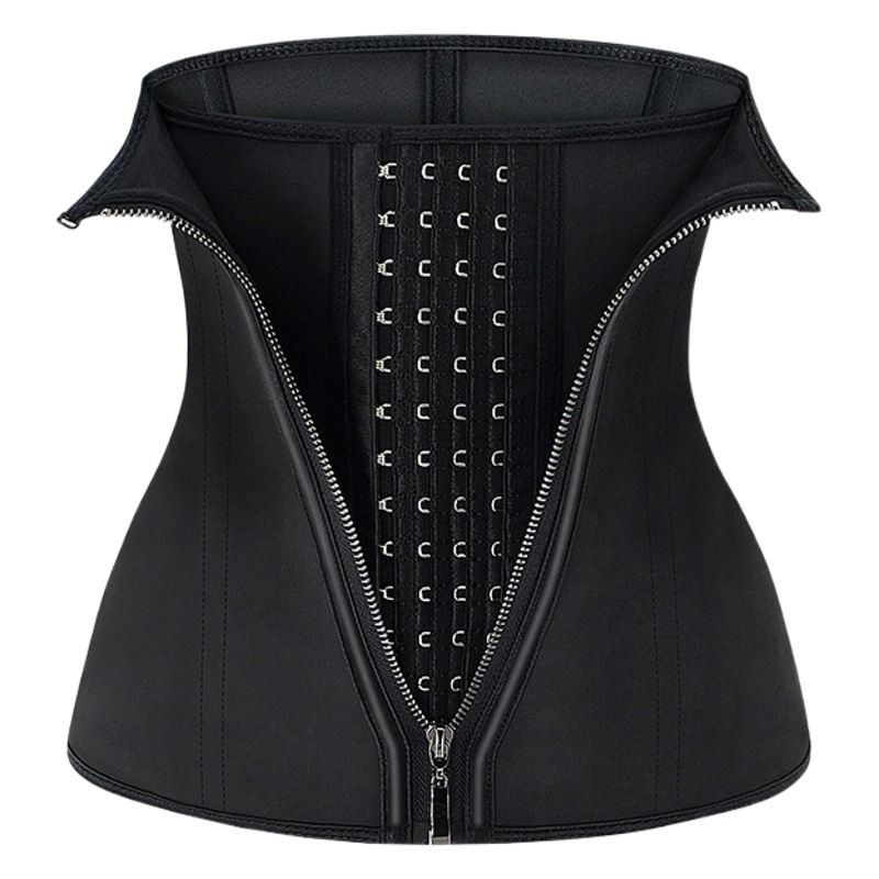 Hourglass Goddess Extended Internet Celebrity Waist Belt Zipper Steel Bone Waist Belt Waist Protector Fitness Sports Latex Abdominal Belt