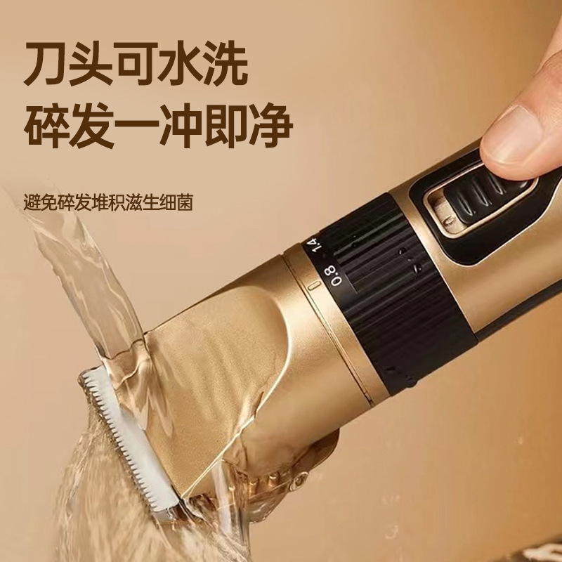 Cross-border hair clippers electric razor hair charger rechargeable electric razor magic self-shaving electric head razor for home use