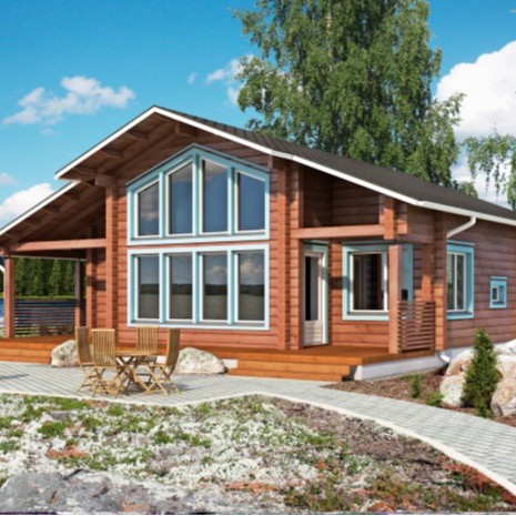 厂家直销樟子松木制别墅、木屋、结构 量大优惠