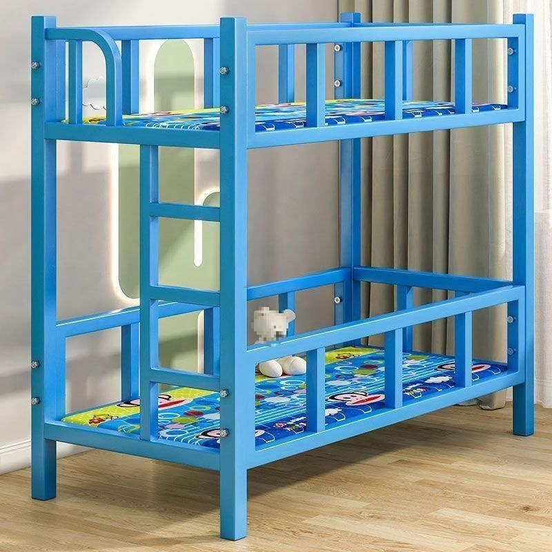 Двухъярусная кровать голубая 128x60x120