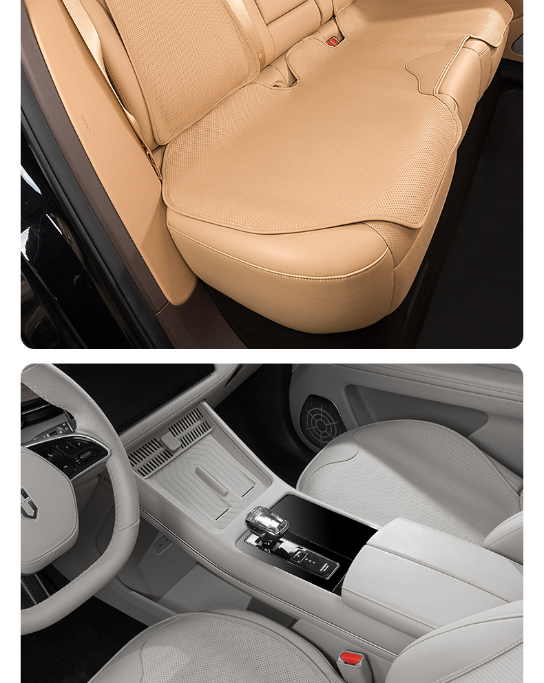 New car four seasons universal cushion in the car advanced sense Nappa leather comfortable cushion seat protective cover protective pad