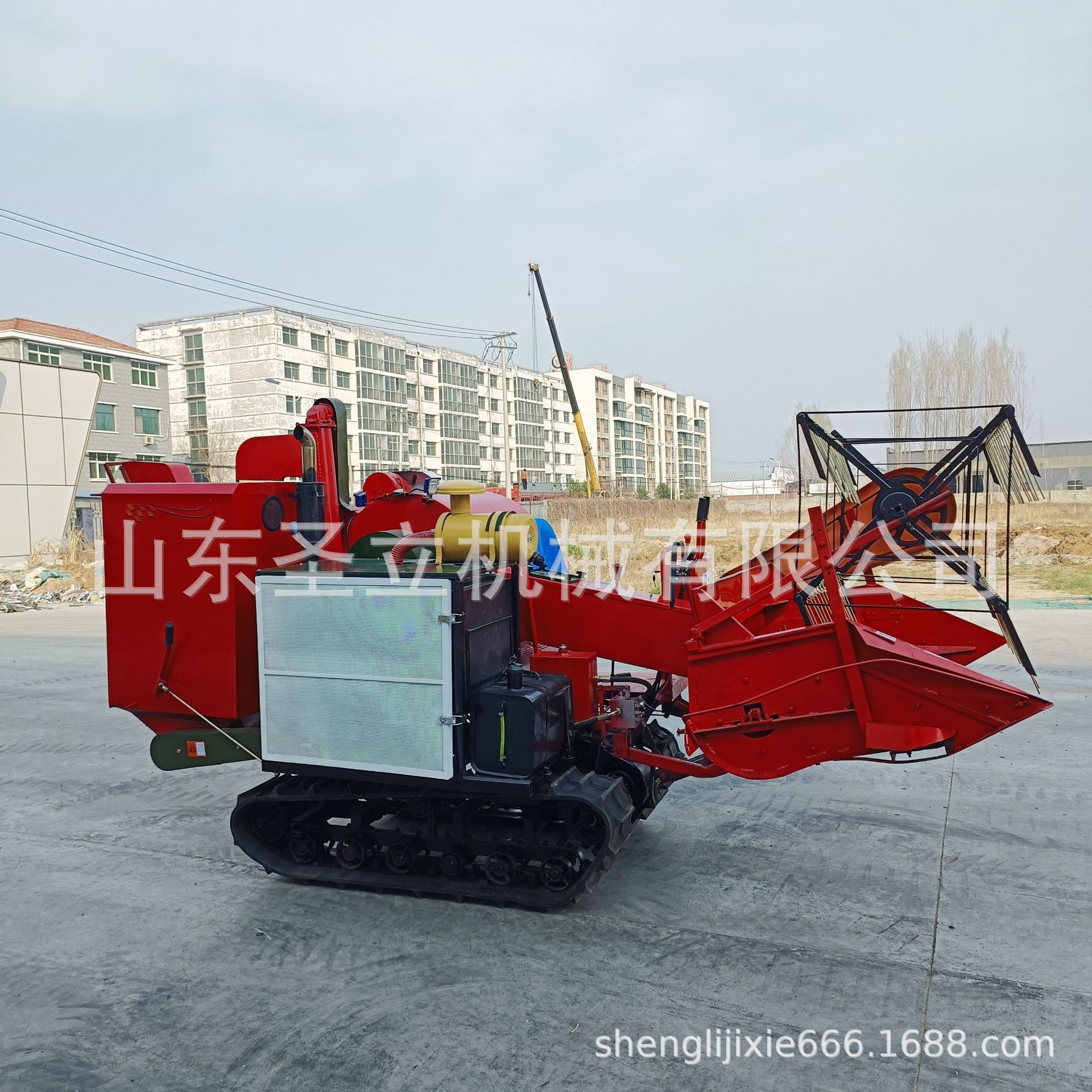 联合收割机二次筛选稻麦自动卸粮35马力三缸发动机有补贴水冷粮仓