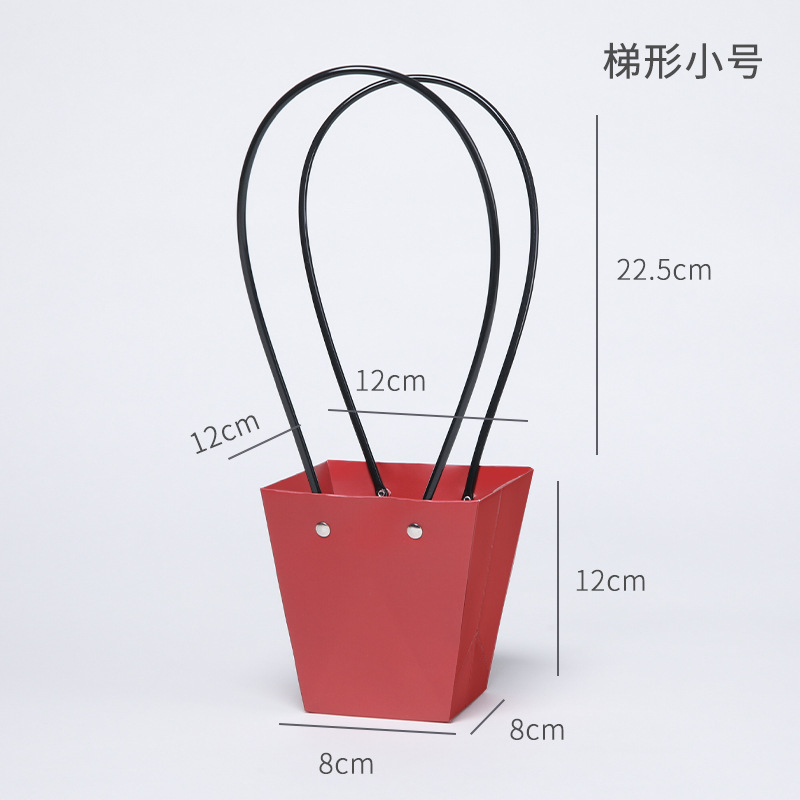 Bolsa de PVC transparente para arreglos florales del Día de la Diosa, bolsa impermeable para ramo de flores, caja de flores portátil, bolsa de embalaje para flores