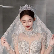 皇冠头饰新娘巴洛克简约主婚纱头饰新款公主高端奢华大气生日王冠