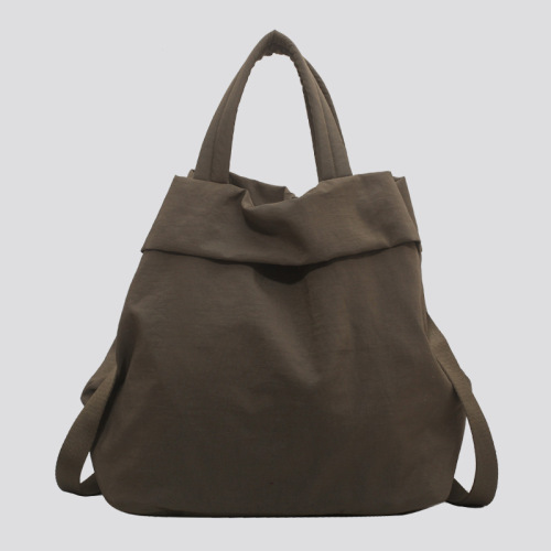 lulul women's casual bag ultra-light large bag nylon handbag student class single shoulder messenger bag canvas bag