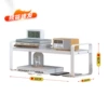 Ivory white+white shelf 50x20x18cm