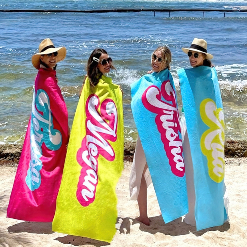 Customized Color Name Towel Font Personalized Beach Towel Bath Towel Swimming Pool Name Towel Bath Towel Customized Color Name Towel Font Personalized Beach Towel Bath Towel Swimming Pool Name Towel Bath Towel