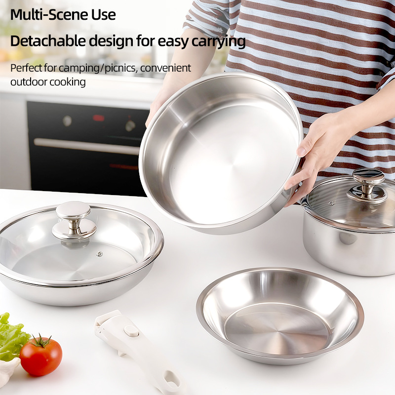 304 de acero inoxidable cuenca de sopa profunda de gran capacidad de cocina muebles de cocina profundizar y engrosar el conjunto multipropósito de platos al por mayor