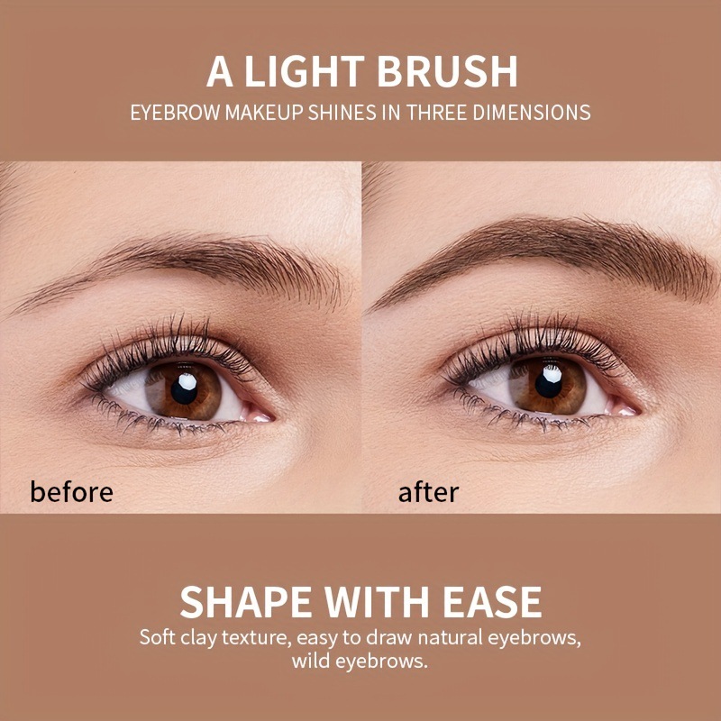 USHAS punto transfronterizo venta caliente crema de cejas, gel de cejas de Amazon impermeable, no se marea, crema de cejas duradera