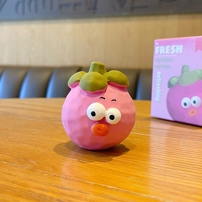 Оригинальный стиль резьбы по дереву, фруктовый орнамент второго поколения - мангустин.