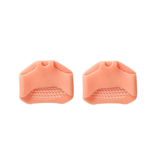 Honeycomb forefoot pad, high-heeled shoes insole, women's foot silicone anti-pain forefoot pad, protective foot half-size pad