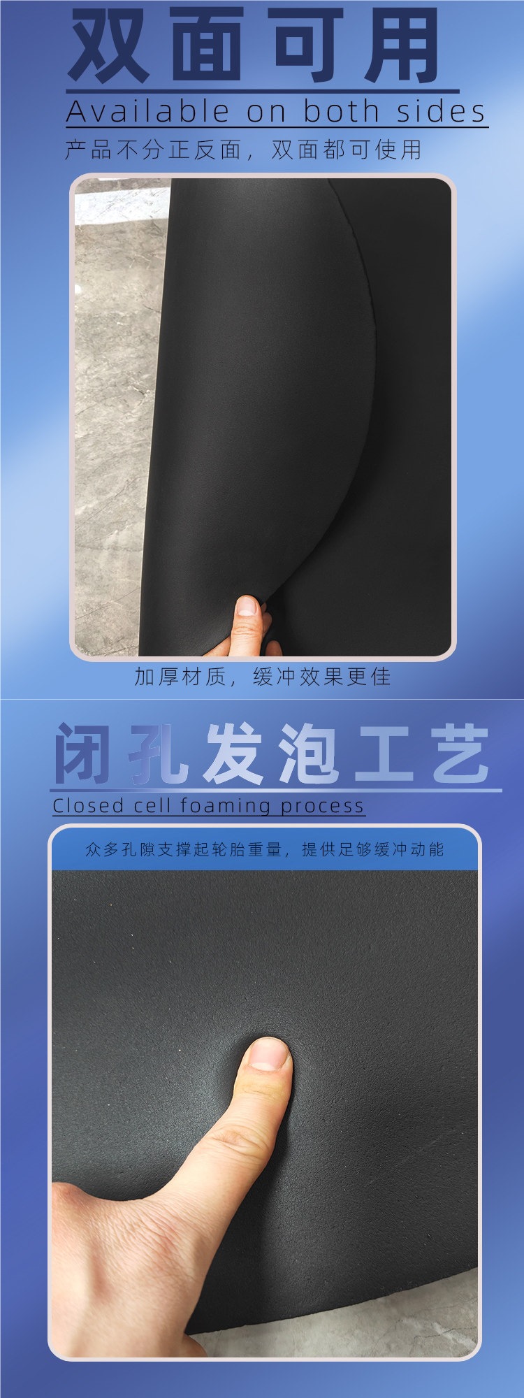 Spare Tire Soundproofing Cotton, Universal Car Trunk Sound-Absorbing Cotton, Soundproofing Pad, Anti-Vibration and Shockproof Filling Foam