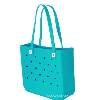 중간 가방 36*30*13cm; 파란색; 비치백