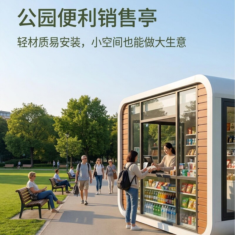 Vending Kiosk, Space Capsule, Mobile House, Apple Pod, Finished Homestay House, Outdoor Cultural Tourism Lounge, Sunroom