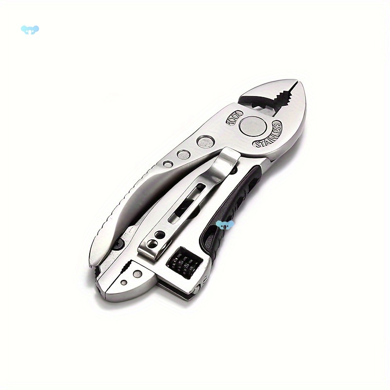 Pocket Portable Wrench And Pliers Tool With 3 Common
