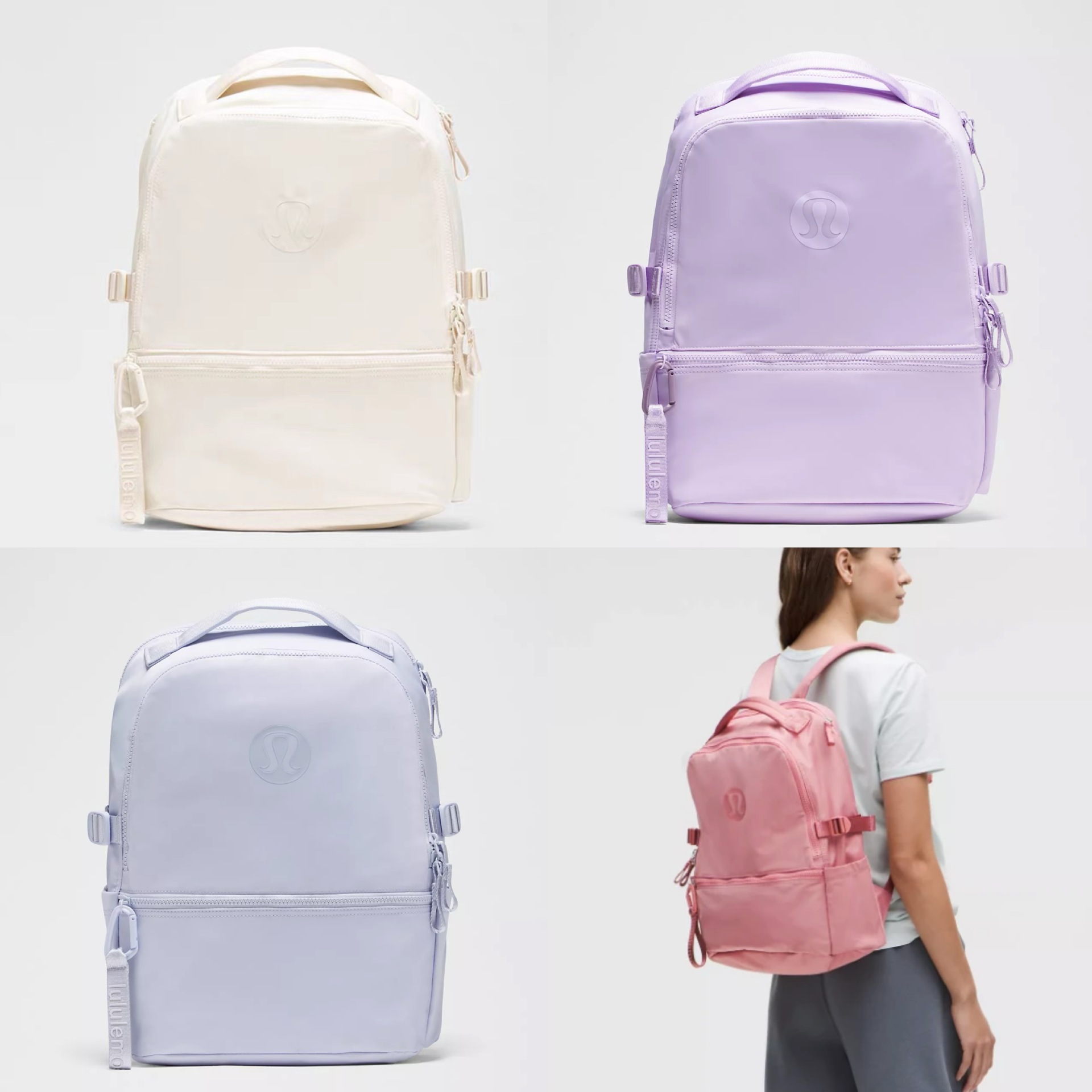 2025 New Version 22L Men's and Women's Backpack Fashionable Nylon Waterproof Travel Leisure Work Clothing Large Capacity School Bag