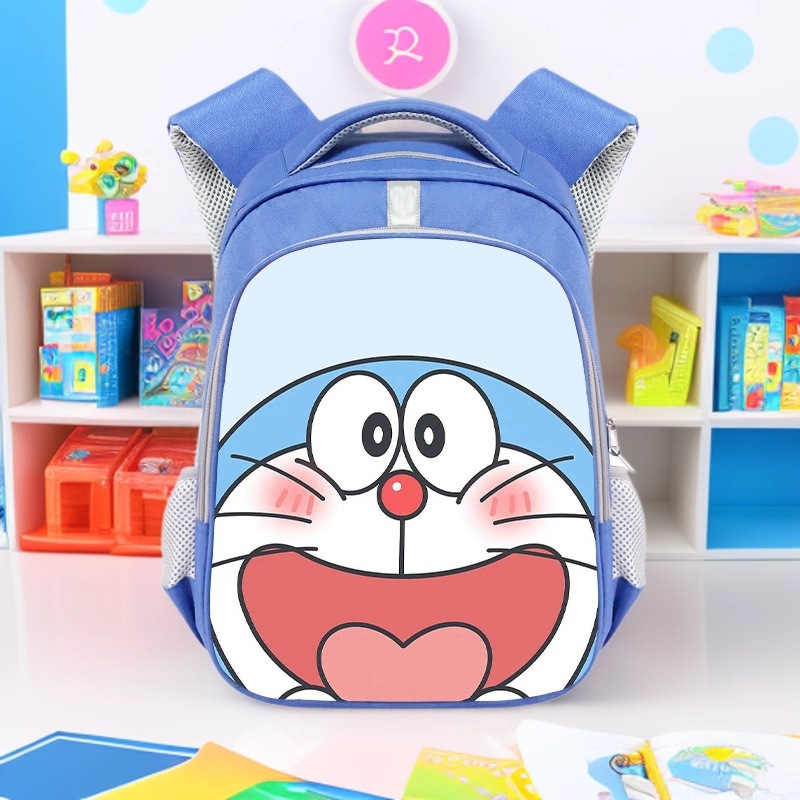 新款哆啦A梦小学生书包减负儿童书包背包卡通男双肩包批发跨境热