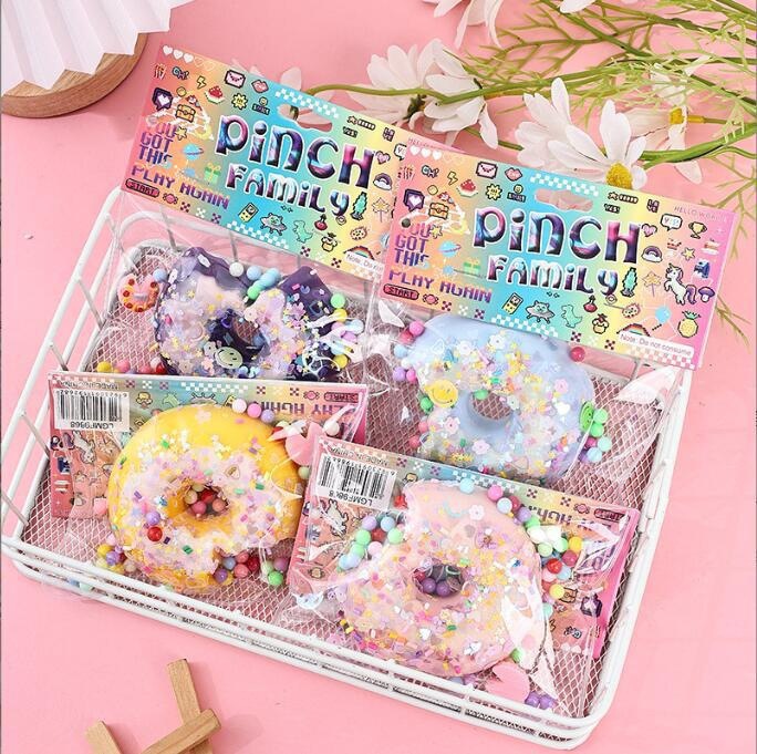 Donut pinch fun (multi-color mixed hair)