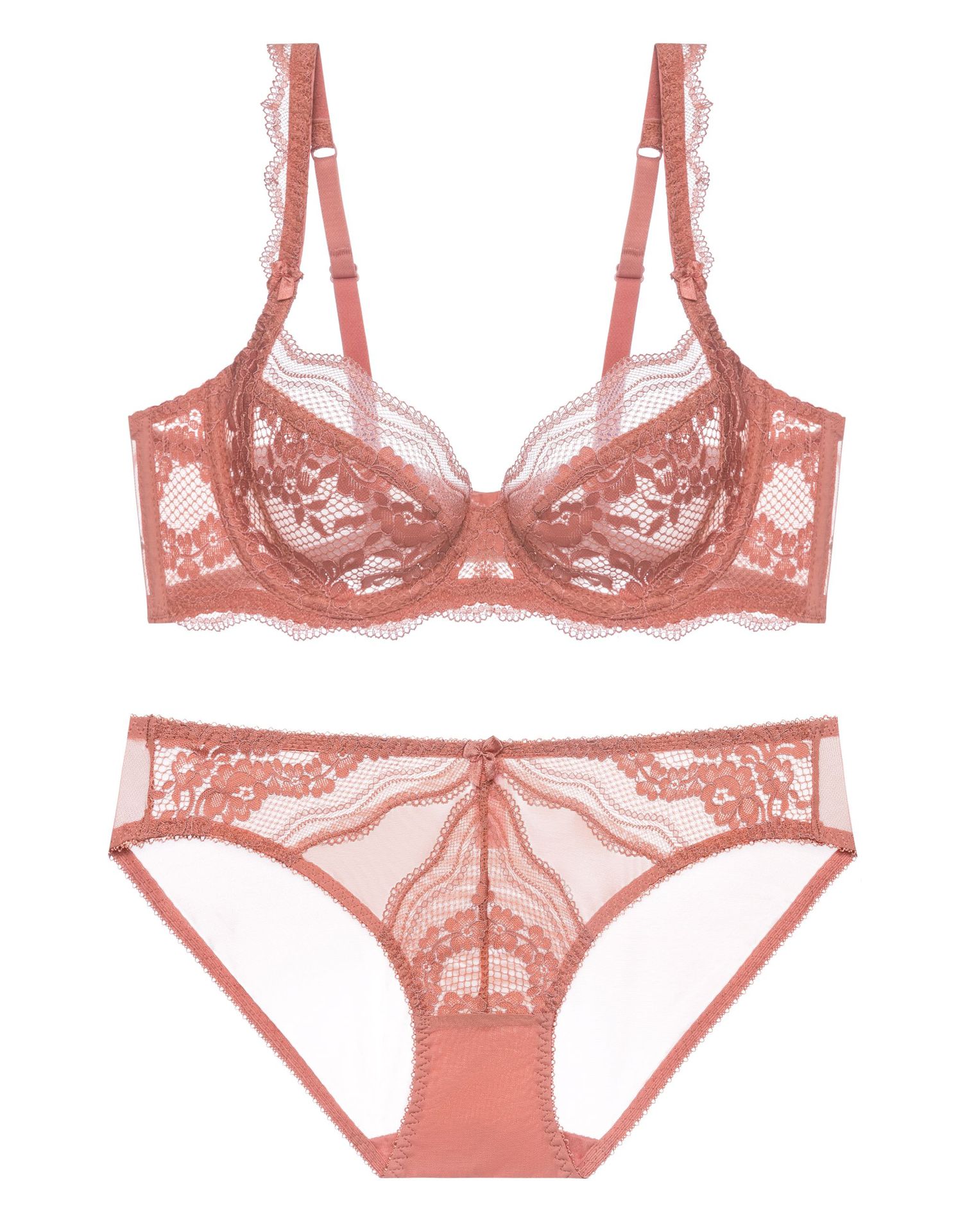 Sujetador rojo transfronterizo ropa interior de encaje sexy traje de mujer de alto grado sin costuras puro deseo pequeño pecho empuja hacia arriba el sujetador Delgado