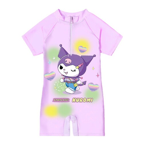 Summer Kids Swimwear for Boys, Toddler and Middle Childhood One-piece Swim Suit Cartoon Set Beach and Sea Swimming Cap Swimwear