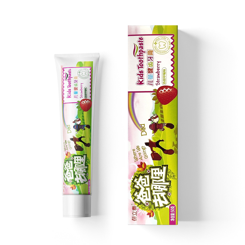 어린이 치아 건강 치약 상큼한 딸기맛 (50g)