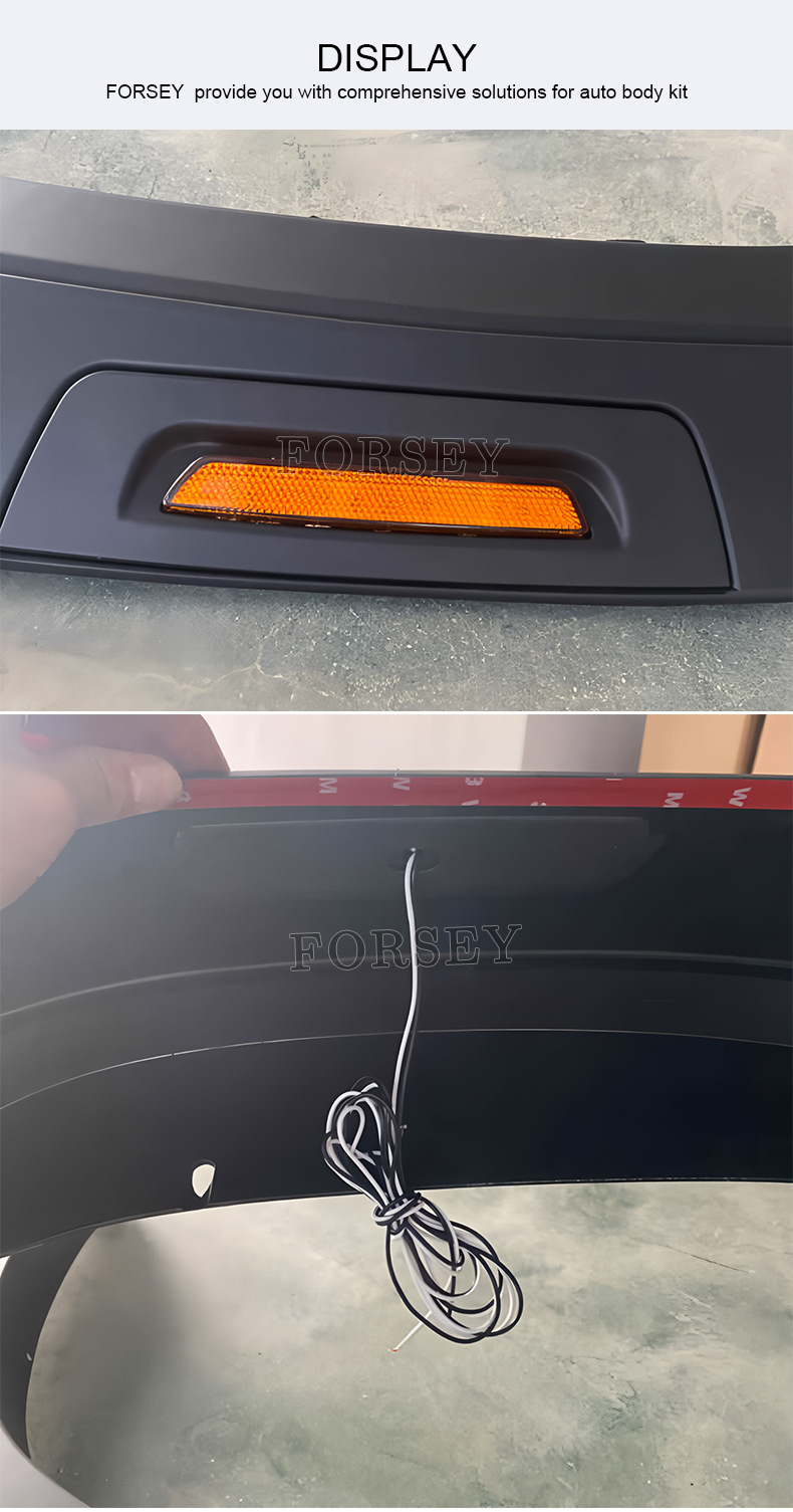 Suitable for 19-23 Mitsubishi Triton L200 body kit, anti-scratch mudguard decorative parts with lights and wheel arches