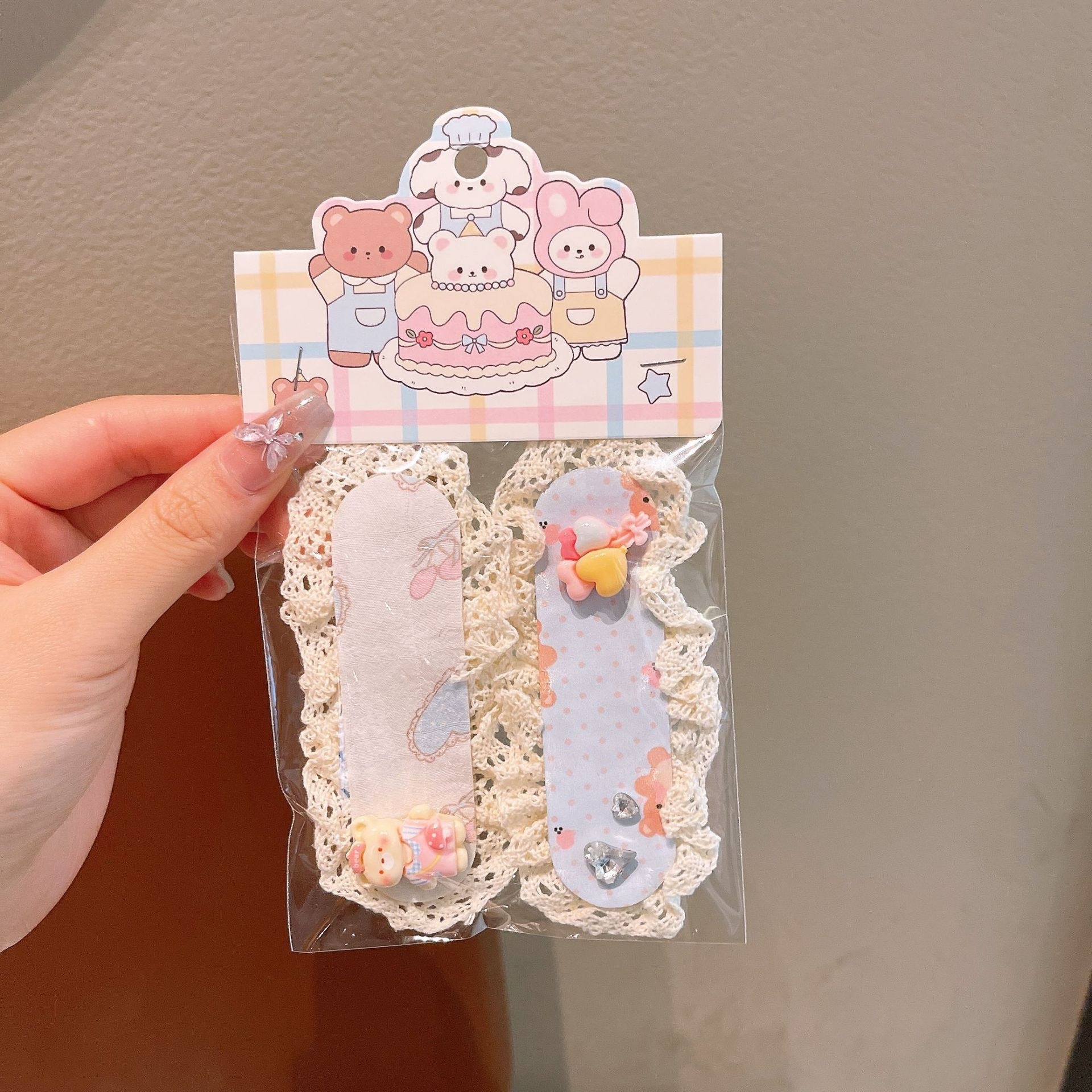 Animales de dibujos animados para niños velcro toque de cabello correa de cabello para bebés fría pegada pieza de cabello para niñas pegada banda de cabello