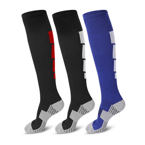 Football socks, stockings, adult thickened non-slip towel bottom sports socks, breathable towel socks
