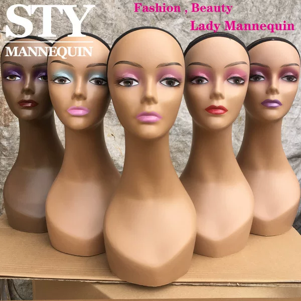 Sty Head Mannequin Best-Selling Dummy Head Model Fashionable Female Wig Head Model Mannequin Head Window Display Model Head