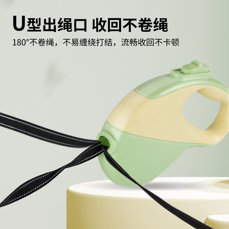 Fábrica de suministro directo de nuevo tractor de mascotas automáticamente telescópico cuerda de tracción de perros al aire libre cuerda de tracción de mascotas