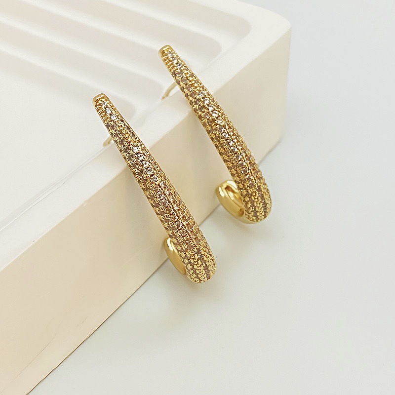 10g Weight 925 Sterling Silver Ear Needle Material Zircon Inlay Material Drop Earrings, Ear Studs Classification 1 Pair Quantity Banquet, Party Occasion Copper Material Geometric Pattern All Seasons Season Women's Gender Elegant, Glam Style 1 Pair Elegant Glam Geometric Copper Zircon Drop Earrings Ear Studs 16