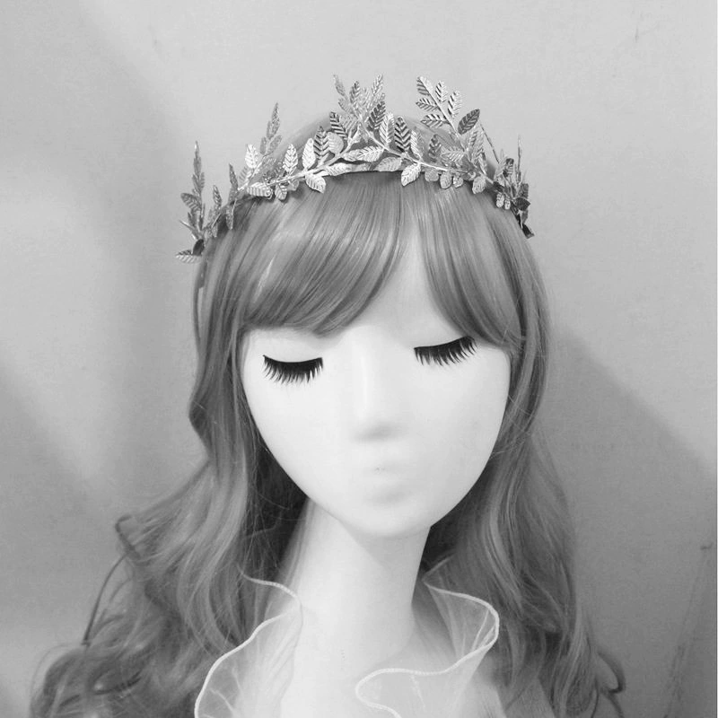Набор материалов для коронок — ручной сборка Diy Lolita готический ободок, 21 см, электропокрытые аксессуары