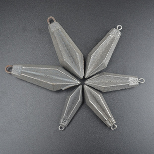 Fishing iron pendant dart type environmental protection fishing pendant Sea Fishing light fishing with nose ring pendant fishing counterweight lead pendant substitute