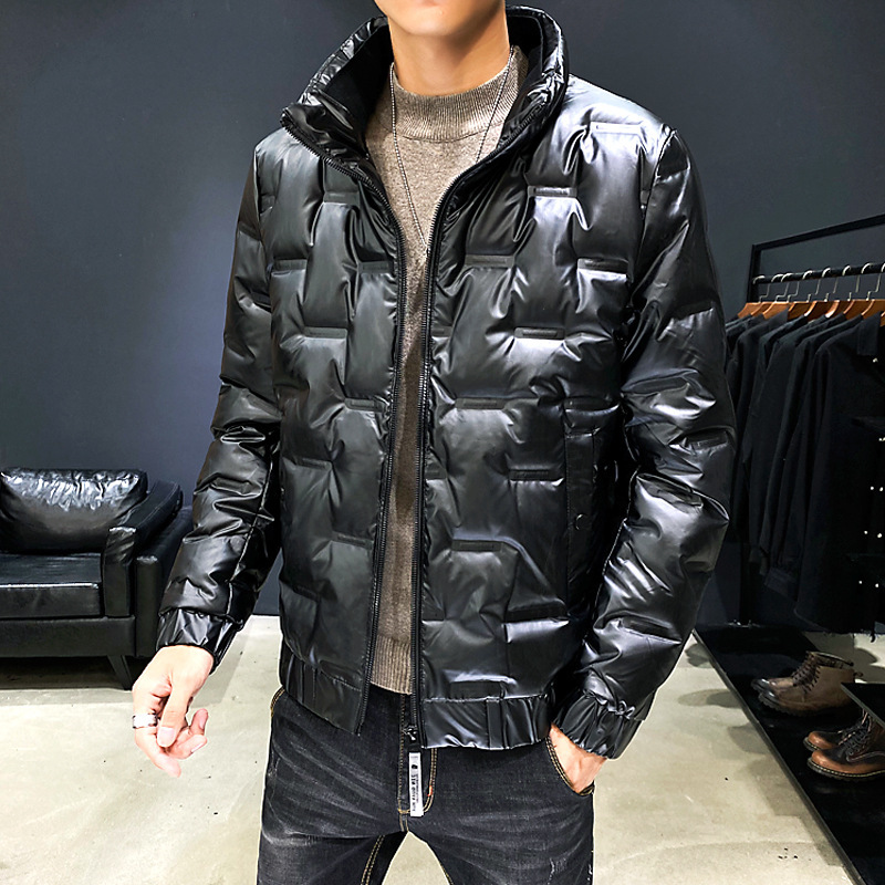Down jacket men's 2021 Winter short fashion brand trendy handsome lightweight thickened new men's coat top