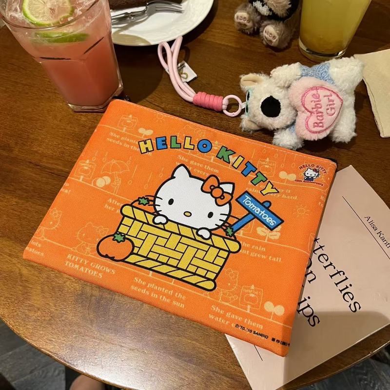 さまざまな kt クラッチバッグ女性の化粧品バッグポータブルクラッチバッグアニメ漫画パターンバッグかわいい小さな正方形バッグ|undefined
