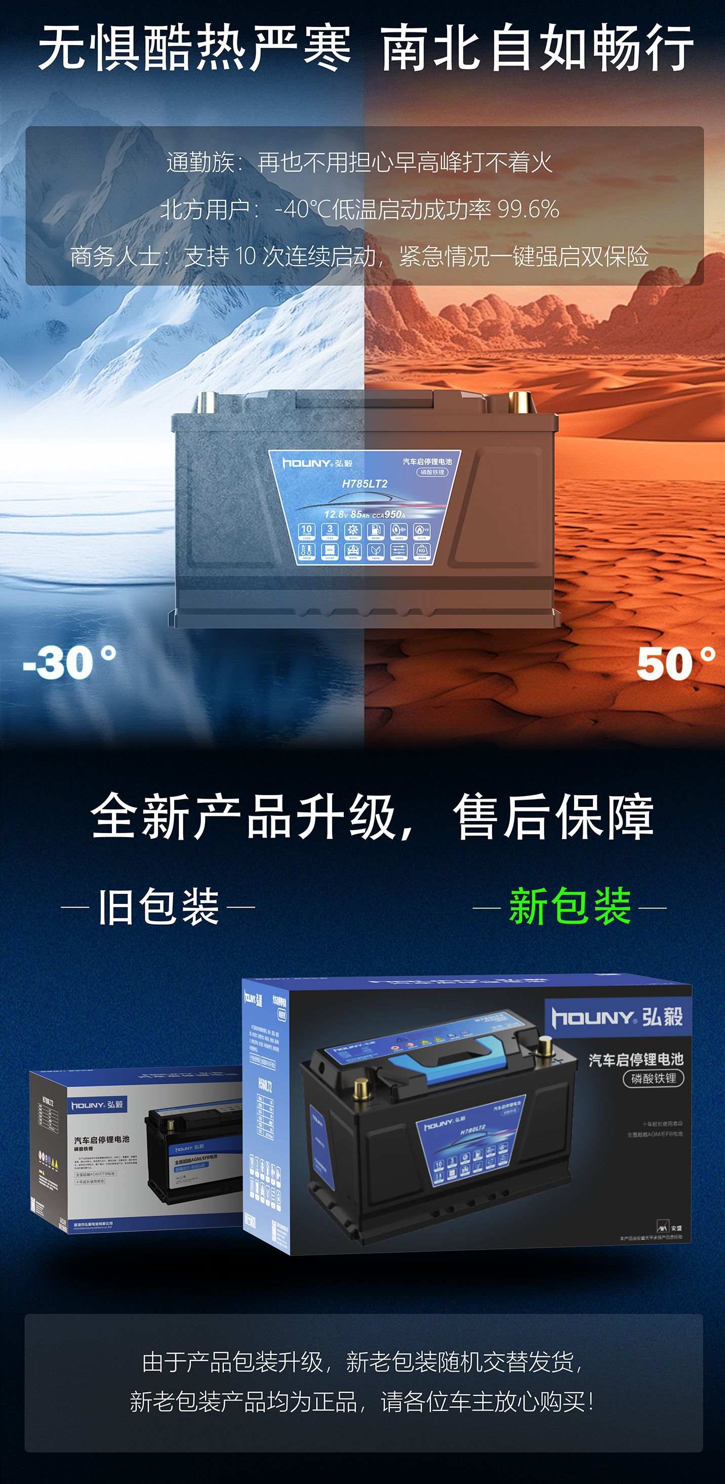 Houny Honyi 12V Lithium Iron Phosphate Car Lithium Battery Battery Car Starting Battery B19