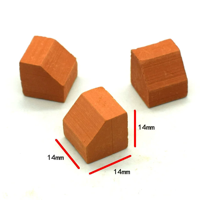 Модель 1:12, маленькие кирпичные строительные блоки, набор для сборки DIY, детский дом, красные кирпичи и обожжённая глина